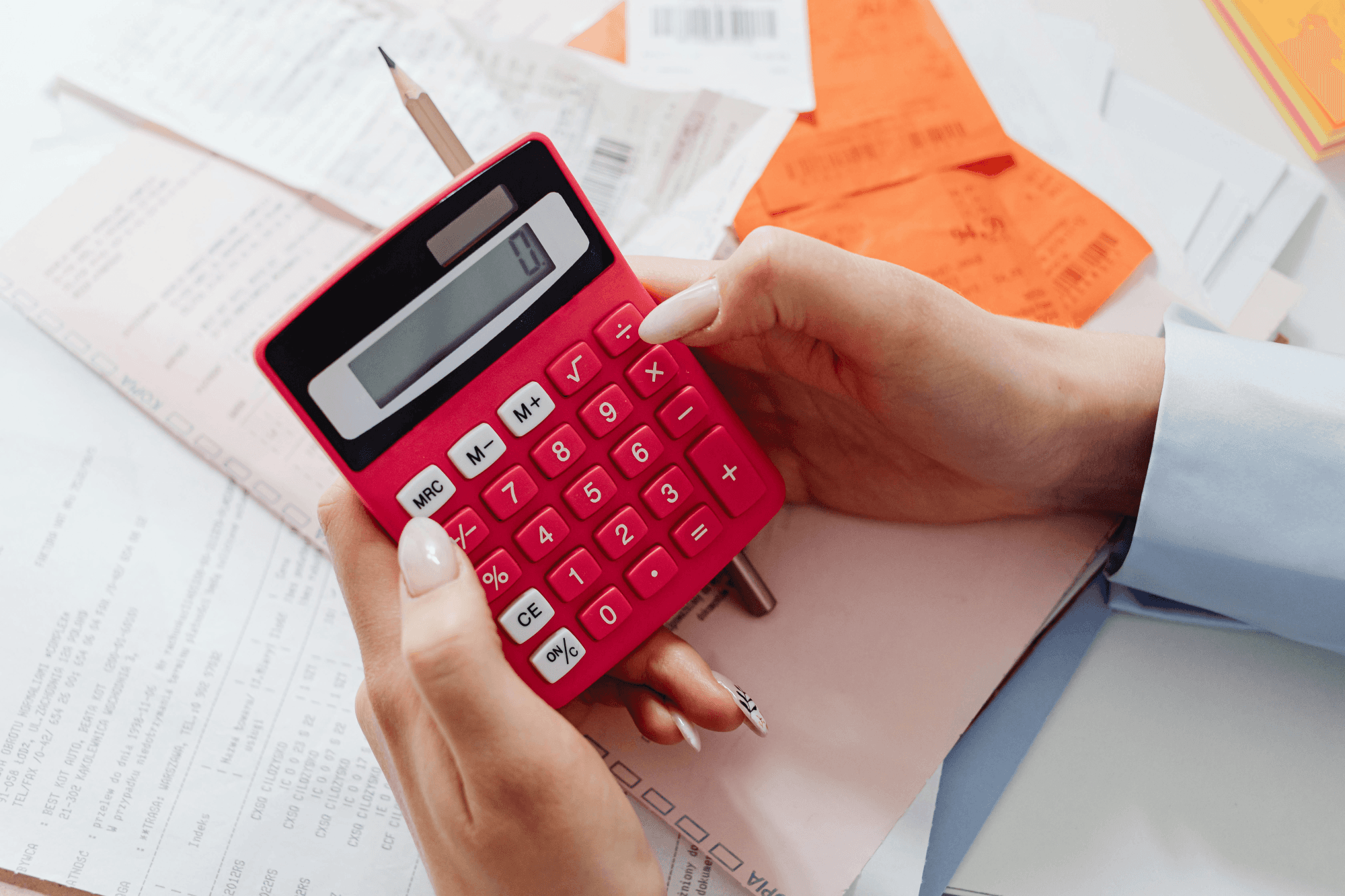 Reviewing financial documents and statements